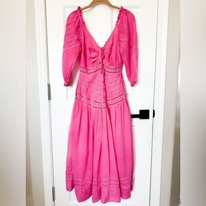 FREE PEOPLE Pink Boho Women's Dress - Size XSmall